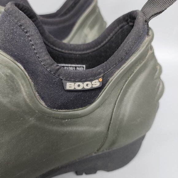 BOGS Men's Green Rain Boots Womens 10, Mens 8 - Picture 2 of 9